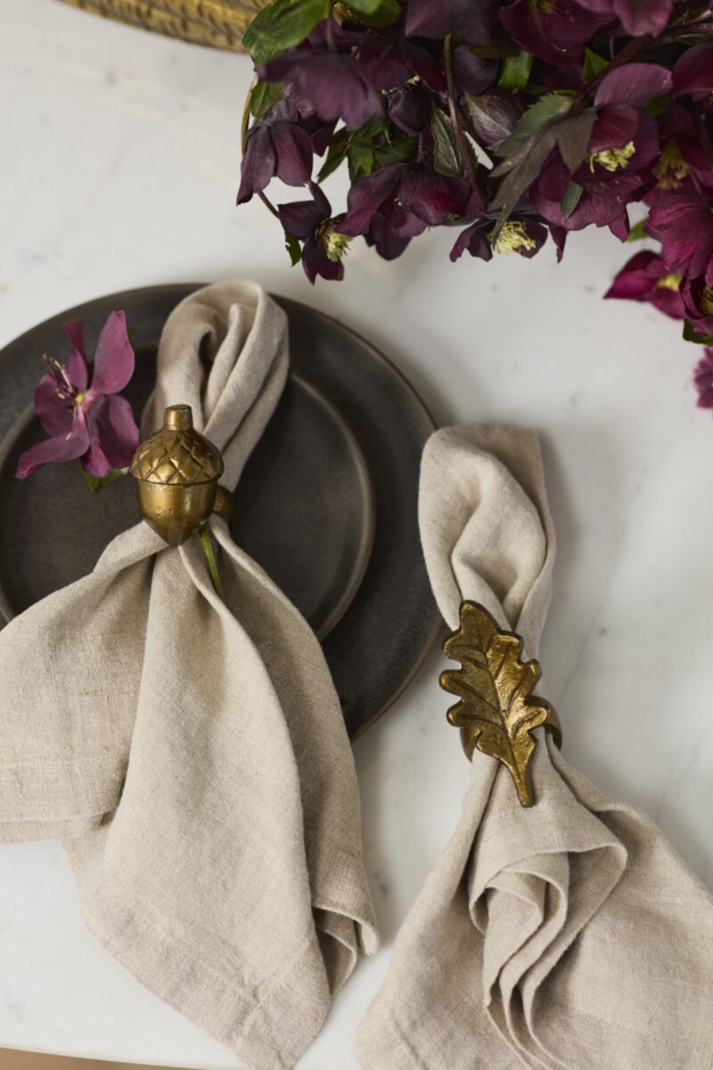 English Oak Napkin Ring