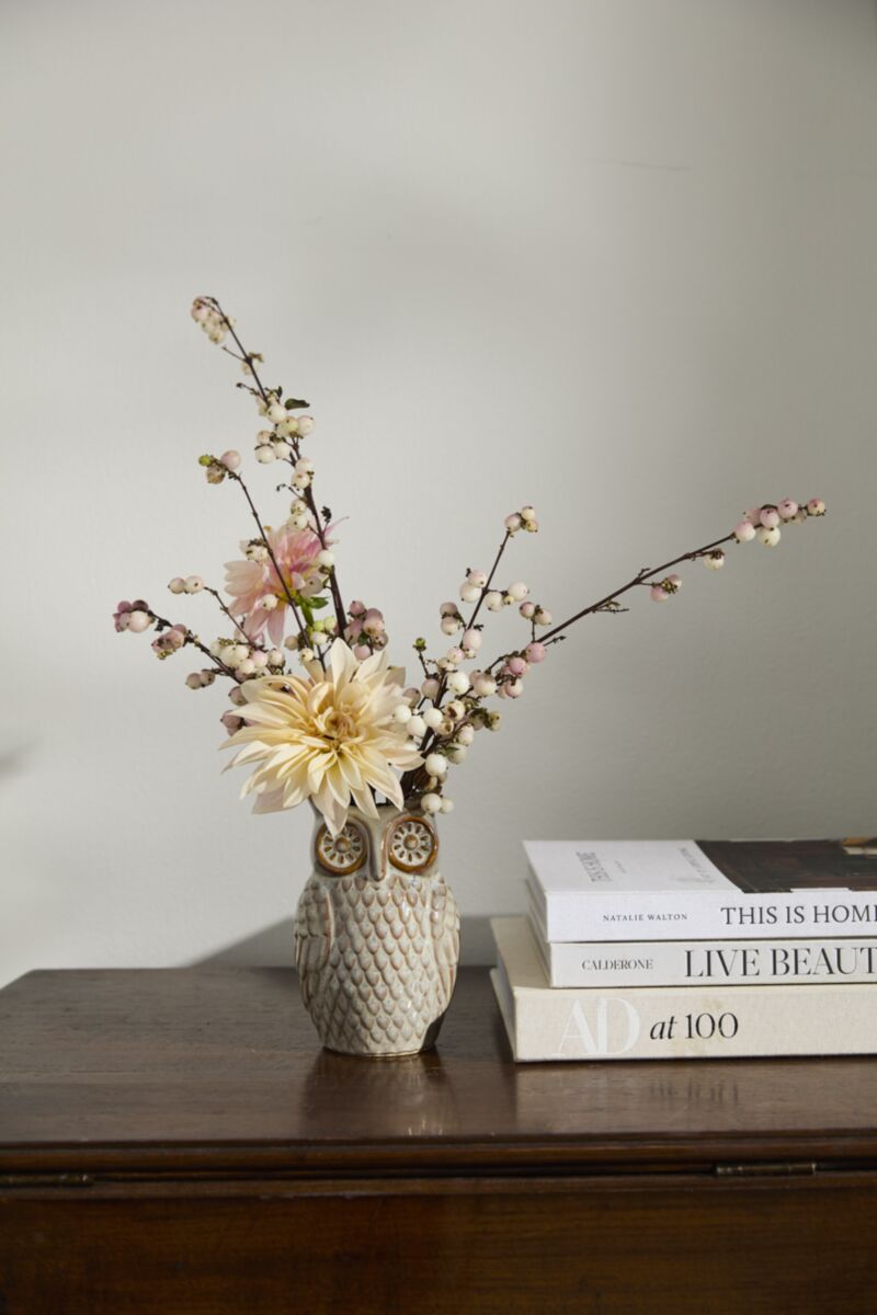 Great Grey Owl Budvase