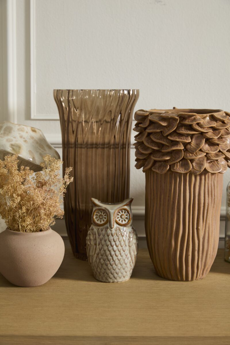 Great Grey Owl Budvase