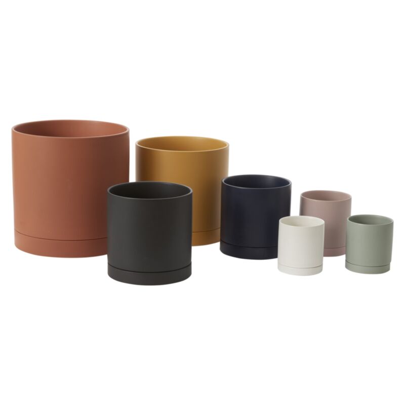 White Romey Pot